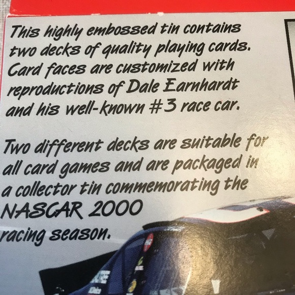 NASCAR Dale Earnhardt Collector Card Tin 2000 NEW - Picture 4 of 14